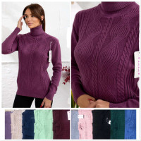 9986-1* мікс квітів жіночий кашеміровий светр (мікс квітів, 10 од., розміри норма: 46-48) видача наступного дня