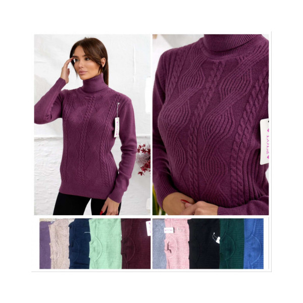 9986-1* мікс квітів жіночий кашеміровий светр (мікс квітів, 10 од., розміри норма: 46-48) видача наступного дня