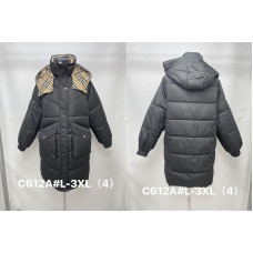 0612* жіноча куртка на синтепоні (4 од., розміри напівбатал: L-3XL) видача наступного дня