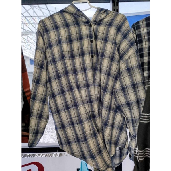 7751# вибір кольору жіноча сорочка з капюшоном JJF (4 од., розміри напівбатал: 3XL-6XL) видача наступного дня