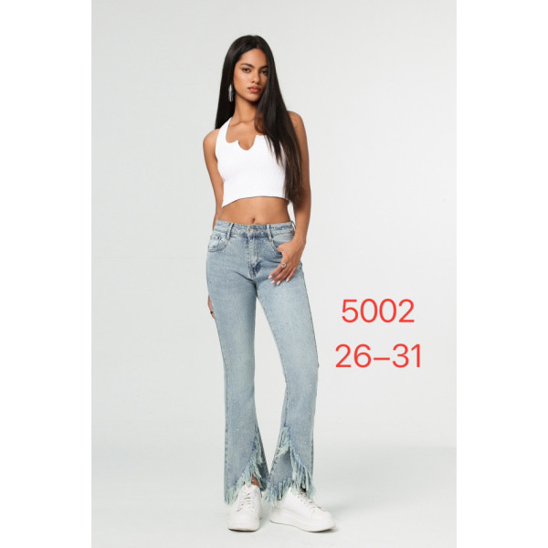 5002# блакитні жіночі стрейчові джинси New Jeans (6 од., розміри норма: 26-31) видача наступного дня