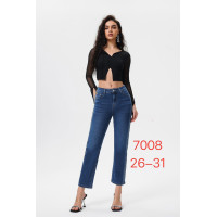 7008-2# сині жіночі стрейчові джинси New Jeans (6 од., розміри норма: 26-31) видача наступного дня