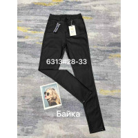 6313 * чорні жіночі джинси на байці (стрейч, 6 од., розміри напівбатал: 28-33) видача наступного дня