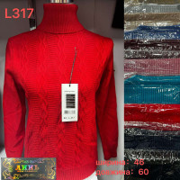 0317* мікс квітів жіночий светр (10 од., розміри напівбатал: 46-60) видача наступного дня