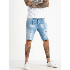 0466-108 / голубые мужские шорти (Icon 2, стрейчевые, 2ед. размеры норма: 30, 31) Шорты