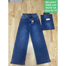 0216 # синие подростковые джинсы (Relucky, стрейч, 6 ед, размеры подростковые: 10-15) выдача на следующий день Relucky