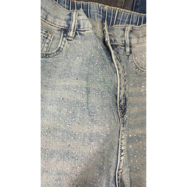 0599# блакитні жіночі джинси (liana, стрейч коттон, розміри батал: 31-38) видача наступного дня Liana