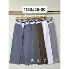 1183 # выбор цвета женские брюки (Fudeyan, лен, 6 ед, размеры норма: 25-30) выдача на следующий день FUDEYAN