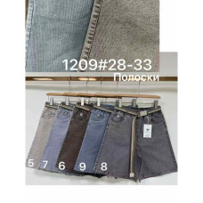 1209# выбор цвета женские джинсовые шорты (Fudeyan, 6 ед, размеры полубатал: 28-33) выдача на следующий день Джинсы