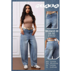 1652# синие женские джинсы (стрейч коттон, 12 ед, размеры норма: XS-XL) выдача на следующий день Джинсы