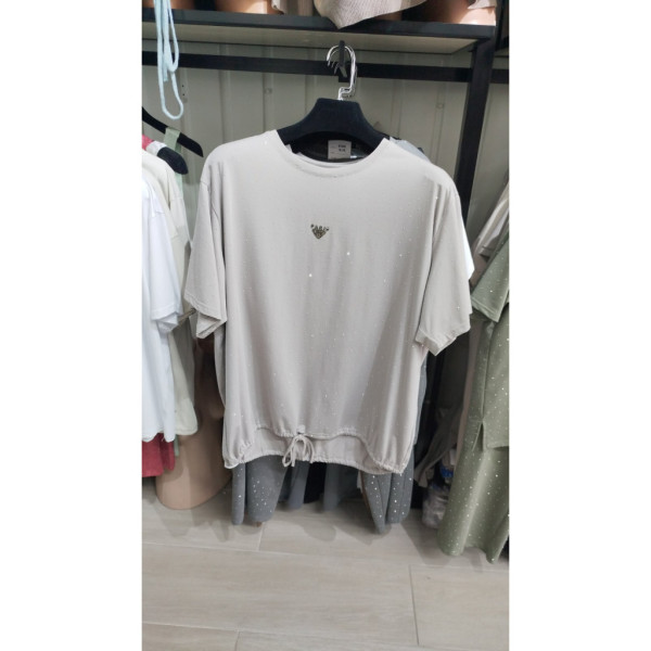 7096# микс цветов женская футболка (хлопок, 20 ед, размеры батал: 2XL/3XL универсальный) выдача на следующий день Kiss me