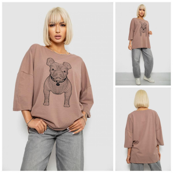 3008-99# выбор цвета женская футболка (4 ед, размеры батал: 2XL-5XL) выдача на следующий день Футболка