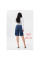 7007-2# синие женские джинсовые шорты с камнями (New Jeans, 6 ед, размеры норма: 26-31) выдача на следующий день Шорты