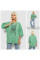 3008-99# выбор цвета женская футболка (4 ед, размеры батал: 2XL-5XL) выдача на следующий день Футболка