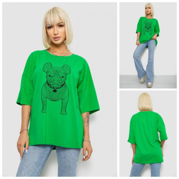 3008-99# выбор цвета женская футболка (4 ед, размеры батал: 2XL-5XL) выдача на следующий день Футболка