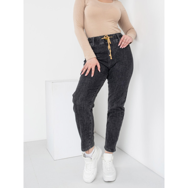 6004-65 / серые женские джинсы(стрейчевые, 5 ед. размеры батал: 31, 32, 33, 34, 34) Джинсы