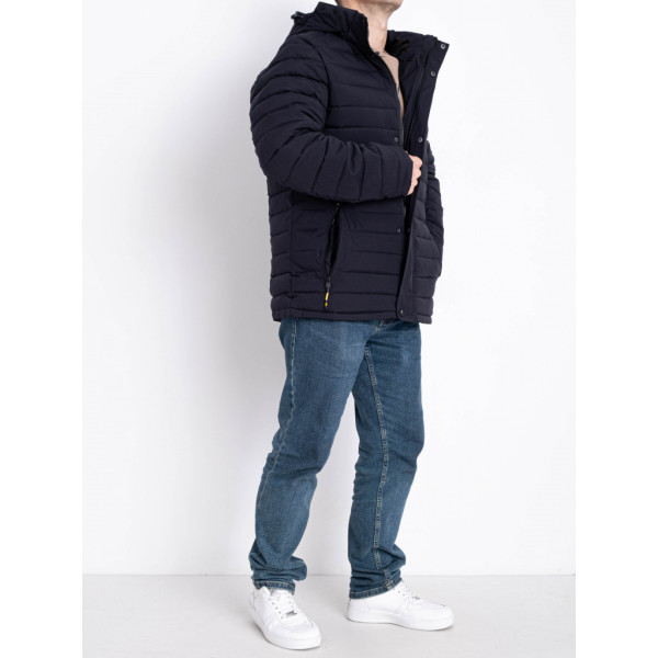 0001-2 синя чоловіча тепла куртка (5 од., розміри норма: 48. 50. 52. 54. 56) Куртка