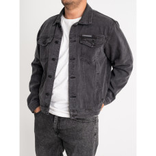 2121-4 / серая мужская джинсовая куртка (RILASSARE, коттон, 4 ед. размеры норма: S. M. M, M) Куртка