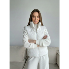 0073-10 біла жіноча жилетка (5'TH AVENUE, синтепон, 3 од. розміри норма: 42, 44, 46) 5`th Avenue