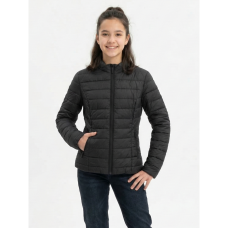 0456-1 чорна підліткова куртка (5'TH AVENUE, синтепон, 3 од. розміри підліток: S. M. L) 5`th Avenue