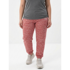 4820-52 красные женские спортивные брюки (манжет, двухнитка, с кармпнами, 5 ед. размеры полубатал: 50, 52, 54, 56, 58) Спортивные штаны