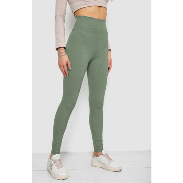 2001-7 * хаки женские лосины(на байке, в рубчик, 4ед, размеры норма:S. M. L. XL) выдача на следующий день Лосины