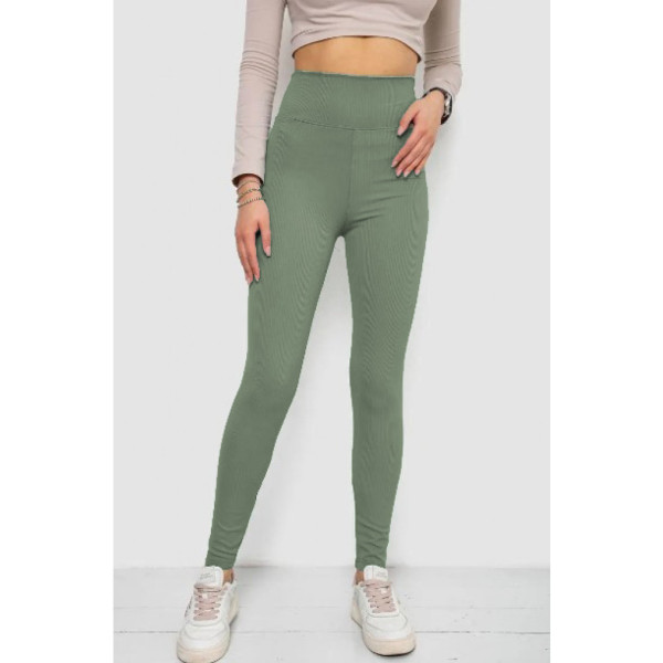 2001-7 * хаки женские лосины(на байке, в рубчик, 4ед, размеры норма:S. M. L. XL) выдача на следующий день Лосины