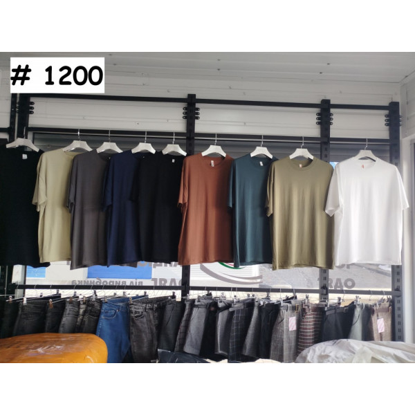 1200# выбор цвета мужская футболка (100% коттон, oversize, 3 ед. размеры полубатал: 2XL, 3XL, 4XL) выдача на следующий день Футболка