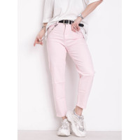 2663-824-1 пудровые женские джинсы (ANGELINA MARA, 6 ед. размеры норма: 25. 26. 27. 28. 29. 30)