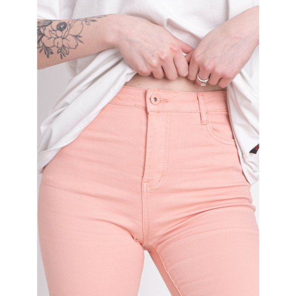 0144-4 пудрові жіночі джинси (6 од. розміри норма: 26. 27. 28. 29. 30. 31)