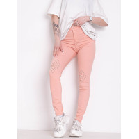 0144-4 пудрові жіночі джинси (6 од. розміри норма: 26. 27. 28. 29. 30. 31)