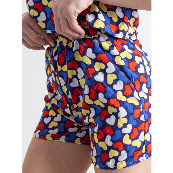 16157-2 мультиколор жіночий костюм двійка (трикотаж, 4 од. розміри норма: S. S. M. M)