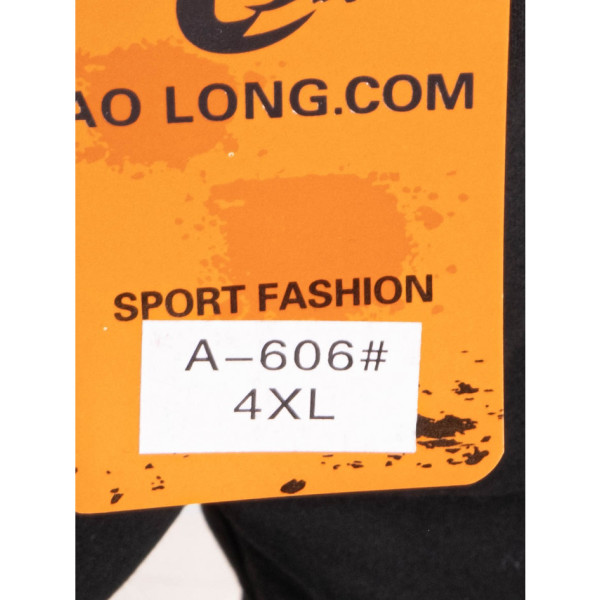 0606-6* серые мужские весенние спортивные штаны (AOLONG, стрейчевые, 10 ед. размеры на бирках: XL-5XL, соответствуют норме: M-3XL, дублируются) выдача на следующий день