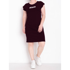 3201-54 темно-фіолетова жіноча туніка (5'TH AVENUE, турецька двонитка, 3 од. розміри батал: 54. 56. 58)