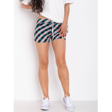 6610-73 зелені жіночі шорти (5 од. розміри на бирці: M. M. M. M. M, маломіря)