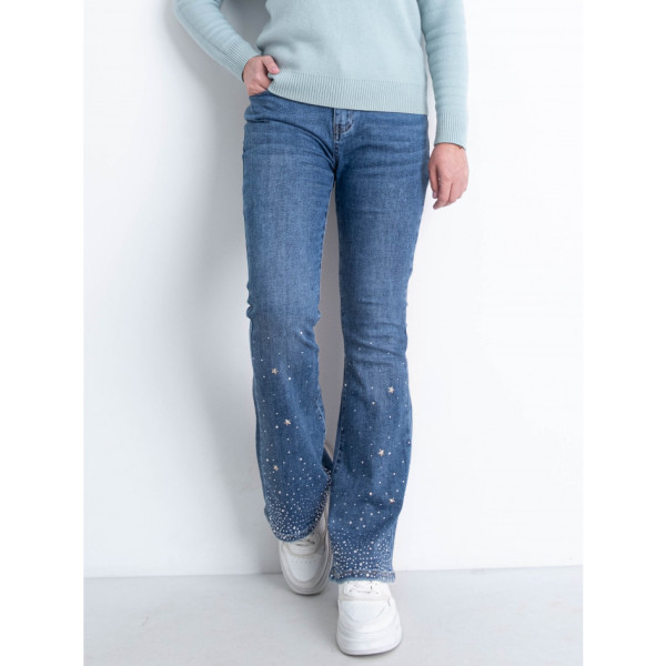 0609 сині жіночі джинси (стрейчові, 6 од. розміри норма: 25. 26. 27. 28. 29. 30) видача наступного дня