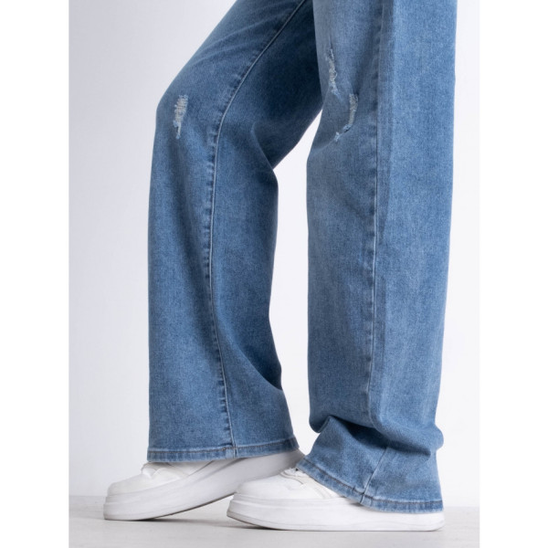 0529 # блакитні жіночі джинси (стрейчові, 6 од. розміри норма: 25. 26. 27. 28. 29. 30) видача наступного дня