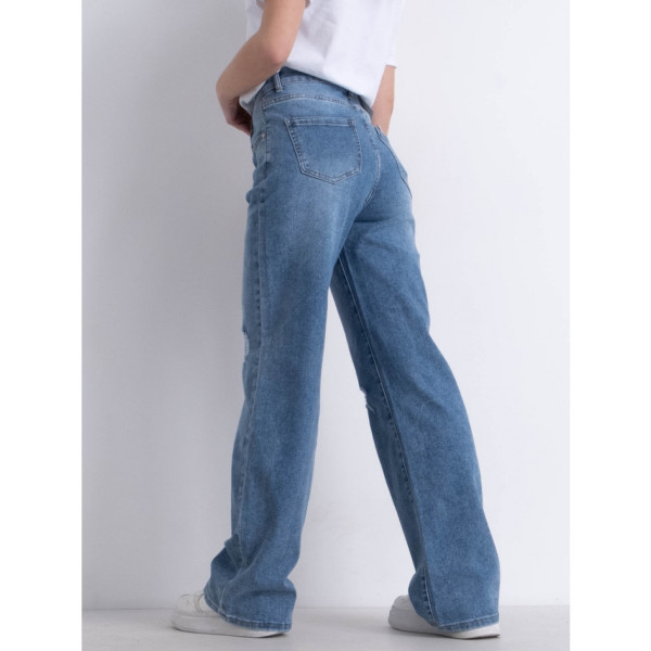 0529 # блакитні жіночі джинси (стрейчові, 6 од. розміри норма: 25. 26. 27. 28. 29. 30) видача наступного дня