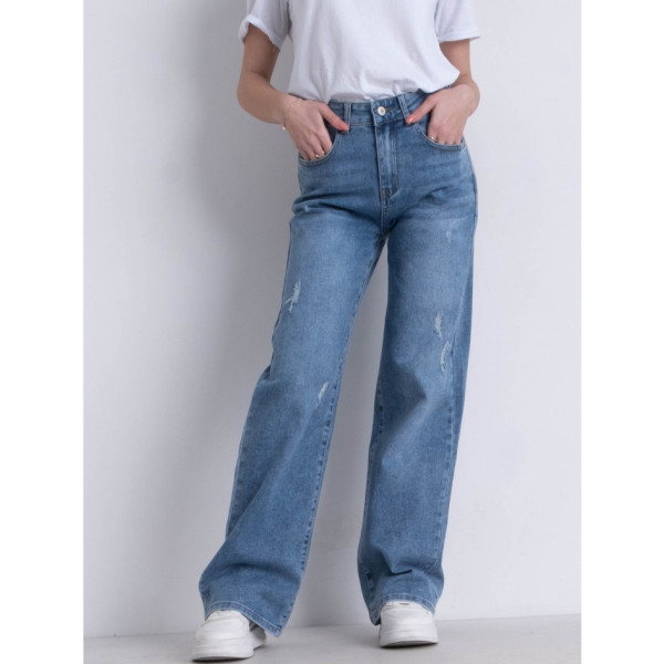 0529 # блакитні жіночі джинси (стрейчові, 6 од. розміри норма: 25. 26. 27. 28. 29. 30) видача наступного дня