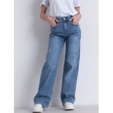 0529 # блакитні жіночі джинси (стрейчові, 6 од. розміри норма: 25. 26. 27. 28. 29. 30) видача наступного дня