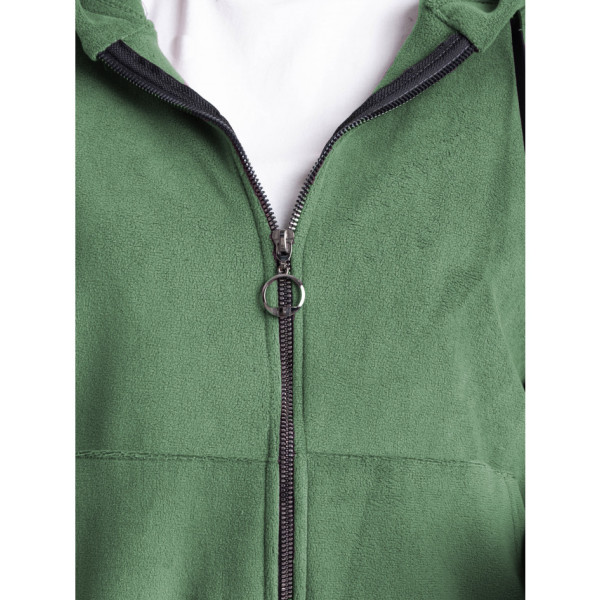 0738-72 оливковий спортивний костюм жіночий (5'TH AVENUE, турецький полар-фліс 3 од. розміри напівбатал: 50, 52, 54)