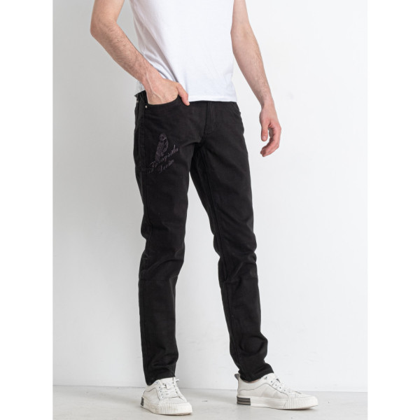 2058 чорні чоловічі брюки (FANGSIDA, 7 од. розміри молодіжка: 28. 29. 30. 31. 32. 33. 34)