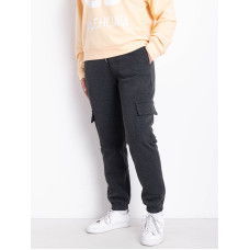 9997-6 сірі жіночі спортивні штани (AOLONG. технітка на флісі, не кашлатиться, 5 од., розміри напівбатал: XL. 2XL. 3XL. 4XL. 5XL)