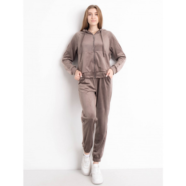 8797-3 МОККО жіночий велюровий спортивний костюм (4 од. розміри норма: M. L. XL. 2XL)