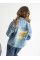 0921-6C блакитна підліткова джинсова куртка (MODA, на 9-11 років, 3 од. розміри на бірках: 130.140.150)