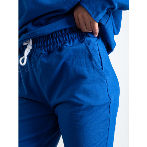 5301-2 синій жіночий спортивний костюм (5'TH AVENUE, турецька двонитка, 4 од. розміри норма: 42. 44. 46. 48)