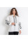 7410-1 # белая женская вышиванка (хлопок 100%, 5 ед. размеры норма: S. M. L. XL. 2XL) выдача на следующий день