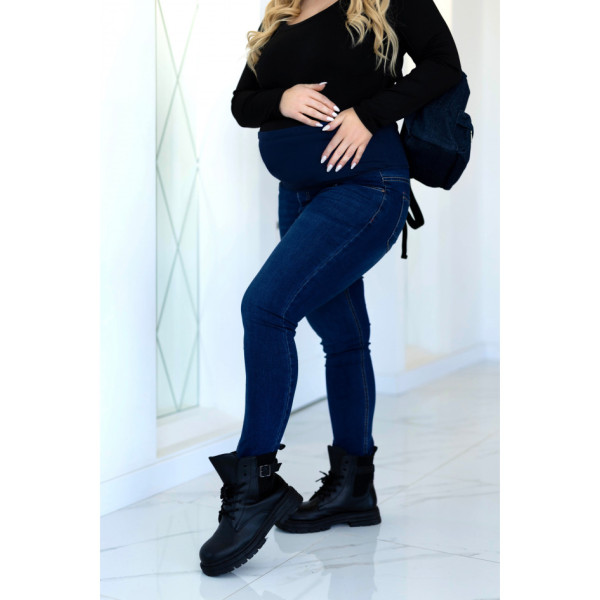 0643 Vindasion джинси для вагітних сині напівбатальні стрейчові (6 од. розміри: 28.29.30.31.32.33)