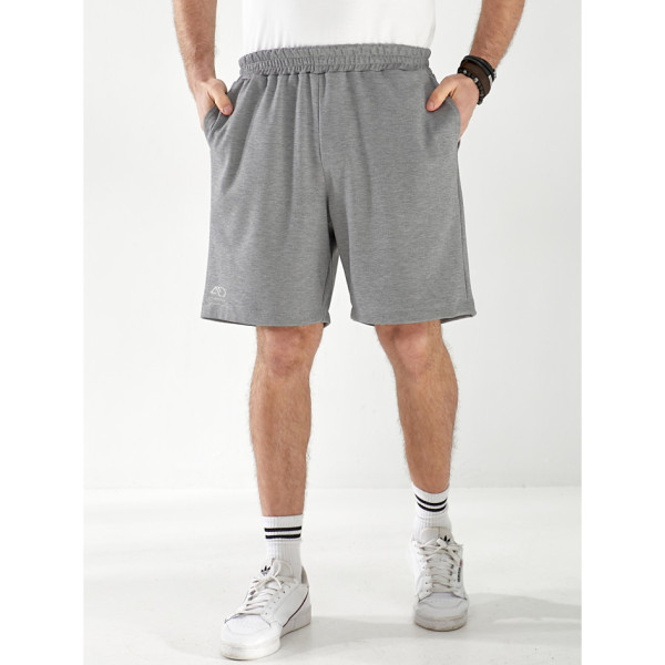 15500-60 світло-сірі чоловічі шорти (SARA, турецький трикотаж, повномірні, 6 од. розміри напівбатал: 48. 50. 52. 54. 56. 58)