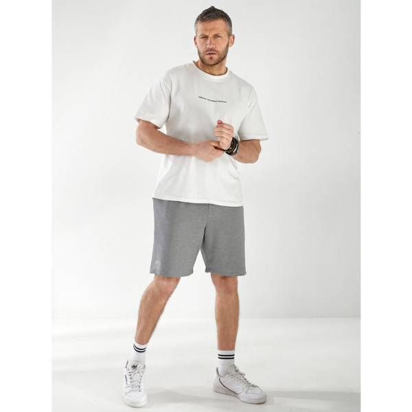 15500-60 світло-сірі чоловічі шорти (SARA, турецький трикотаж, повномірні, 6 од. розміри напівбатал: 48. 50. 52. 54. 56. 58)